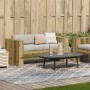 2-Sitzer-Gartensofa aus imprägniertem Kiefernholz 134x60x62 cm von , Outdoor-Sofas - Ref: Foro24-844626, Preis: 157,64 €, Rab...