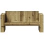 2-seater garden sofa impregnated pine wood 134x60x62 cm by , Outdoor sofas - Ref: Foro24-844626, Price: 157,64 €, Discount: %