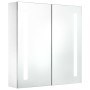 Mueble de baño con espejo LED 60x14x62 cm de vidaXL, Tocadores de baño - Ref: Foro24-285125, Precio: 118,64 €, Descuento: %