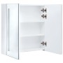 Mueble de baño con espejo LED 60x14x62 cm de vidaXL, Tocadores de baño - Ref: Foro24-285125, Precio: 118,64 €, Descuento: %