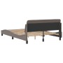 Estructura de cama con cabecero de tela gris taupe 120x200 cm de , Camas y somieres - Ref: Foro24-373149, Precio: 166,10 €, D...