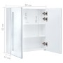 Bathroom cabinet with LED mirror 60x14x62 cm by vidaXL, bathroom vanities - Ref: Foro24-285125, Price: 118,64 €, Discount: %