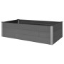 Arriate de WPC gris 200x100x54 cm de vidaXL, Maceteros y jardineras - Ref: Foro24-45756, Precio: 364,13 €, Descuento: %