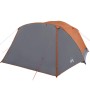 Family tent with porch 4 people waterproof gray orange by , tents - Ref: Foro24-94420, Price: 145,10 €, Discount: %