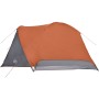 Family tent with porch 4 people waterproof gray orange by , tents - Ref: Foro24-94420, Price: 145,10 €, Discount: %