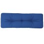 Blue fabric pallet sofa cushion 120x40x12 cm by , Cushions for chairs and sofas - Ref: Foro24-314479, Price: 28,99 €, Discoun...