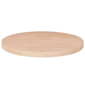 Round untreated oak wood table surface Ø30x2.5cm by , Table tops - Ref: Foro24-342900, Price: 20,86 €, Discount: %