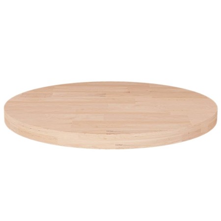 Round untreated oak wood table surface Ø30x2.5cm by , Table tops - Ref: Foro24-342900, Price: 20,86 €, Discount: %