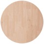 Round untreated oak wood table surface Ø30x2.5cm by , Table tops - Ref: Foro24-342900, Price: 20,86 €, Discount: %