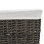 Stackable basket set 6 pieces natural gray willow by vidaXL, Storage baskets - Ref: Foro24-170780, Price: 90,99 €, Discount: %