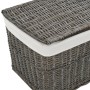 Stackable basket set 6 pieces natural gray willow by vidaXL, Storage baskets - Ref: Foro24-170780, Price: 90,99 €, Discount: %