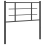 Black metal headboard 100 cm by , Headboards and footboards - Ref: Foro24-355590, Price: 25,59 €, Discount: %