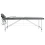 2-Zonen-Massageliege anthrazitfarbenes Aluminiumgestell 186x68 cm von vidaXL, Massageliegen - Ref: Foro24-110174, Preis: 168,...