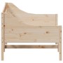 Sofá cama de madera maciza de pino 75x190 cm de , Camas y somieres - Ref: Foro24-842842, Precio: 114,19 €, Descuento: %