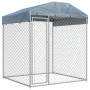 Outdoor kennel with awning 193x193x225 cm by vidaXL, Dog kennels and fences - Ref: Foro24-145026, Price: 304,94 €, Discount: %