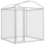 Outdoor kennel with awning 193x193x225 cm by vidaXL, Dog kennels and fences - Ref: Foro24-145026, Price: 304,94 €, Discount: %