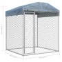 Outdoor kennel with awning 193x193x225 cm by vidaXL, Dog kennels and fences - Ref: Foro24-145026, Price: 304,94 €, Discount: %