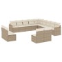 Garden set with 13-piece synthetic rattan beige cushions. by , Garden sets - Ref: Foro24-3226485, Price: 1,00 €, Discount: %