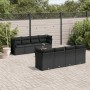 8-piece garden sofa set with black synthetic rattan cushions by , Garden sets - Ref: Foro24-3255852, Price: 580,15 €, Discoun...