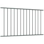 Anthracite gray powder coated steel fence panel 1.7x0.75m by vidaXL, fence panels - Ref: Foro24-145221, Price: 60,96 €, Disco...