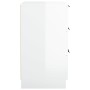 Mesitas de noche 2 uds color blanco brillante 40x36x65 cm de vidaXL, Mesitas de noche - Ref: Foro24-811281, Precio: 104,12 €,...