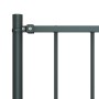 Fence panel and steel posts gray powder coating 1.7x1.25m by vidaXL, fence panels - Ref: Foro24-145214, Price: 69,49 €, Disco...