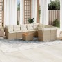 Set Gartensofas mit beigen Kissen 10 Stück synthetisches Rattan von , Gartensets - Ref: Foro24-3256149, Preis: 778,95 €, Raba...