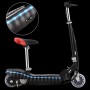 Patinete eléctrico con asiento y LED 120 W negro de vidaXL, Patinetes - Ref: Foro24-91962, Precio: 161,12 €, Descuento: %