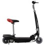 Patinete eléctrico con asiento y LED 120 W negro de vidaXL, Patinetes - Ref: Foro24-91962, Precio: 161,12 €, Descuento: %