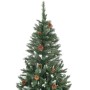 Artificial Christmas tree with pine cones and white glitter 180 cm by vidaXL, Christmas trees - Ref: Foro24-284318, Price: 71...