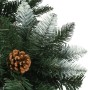 Artificial Christmas tree with pine cones and white glitter 180 cm by vidaXL, Christmas trees - Ref: Foro24-284318, Price: 71...