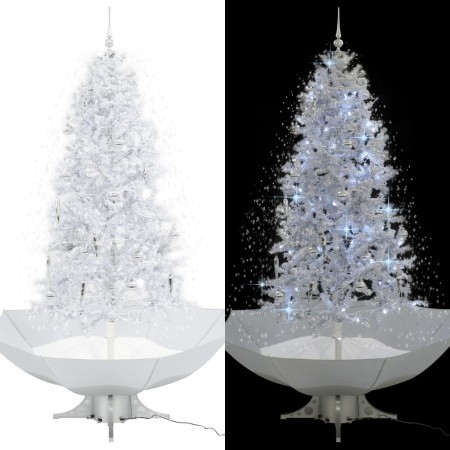 Weihnachtsbaum mit Schnee mit weißem Schirmständer 190 cm von vidaXL, Weihnachtsbäume - Ref: Foro24-284338, Preis: 219,76 €, ...