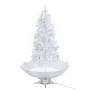 Árbol de Navidad con nieve con base en paraguas blanco 190 cm de vidaXL, Arboles de navidad - Ref: Foro24-284338, Precio: 219...