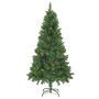 Künstlicher Weihnachtsbaum mit Tannenzapfen grün 150 cm von vidaXL, Weihnachtsbäume - Ref: Foro24-284314, Preis: 45,99 €, Rab...