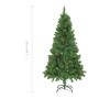 Künstlicher Weihnachtsbaum mit Tannenzapfen grün 150 cm von vidaXL, Weihnachtsbäume - Ref: Foro24-284314, Preis: 45,01 €, Rab...