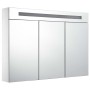 Badmöbel mit LED-Spiegel 88x13x62 cm von vidaXL, Badezimmerwaschtische - Ref: Foro24-285121, Preis: 229,42 €, Rabatt: %