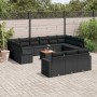 Garden furniture set, 14 pieces with black synthetic rattan cushions. by , Garden sets - Ref: Foro24-3256692, Price: 928,94 €...