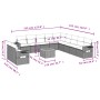 Set mit 12 Gartensofas und Kissen Kunstrattanbraun von , Gartensets - Ref: Foro24-3256975, Preis: 995,29 €, Rabatt: %