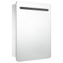 Mueble de baño con espejo LED 60x11x80 cm de vidaXL, Tocadores de baño - Ref: Foro24-285118, Precio: 136,90 €, Descuento: %