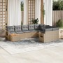 Set Gartensofas mit beigen Kissen 10 Stück synthetisches Rattan von , Gartensets - Ref: Foro24-3257060, Preis: 738,38 €, Raba...