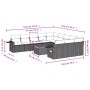 Set Gartensofas 12 Stück Kissen synthetisches Rattan schwarz von , Gartensets - Ref: Foro24-3257119, Preis: 878,15 €, Rabatt: %