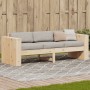 3-Sitzer Gartensofa aus massivem Kiefernholz 189x60x62 cm von , Outdoor-Sofas - Ref: Foro24-832373, Preis: 154,86 €, Rabatt: %