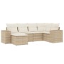 Set Gartensofas mit Kissen 6 Stück synthetisches Rattan beige von , Gartensets - Ref: Foro24-3255195, Preis: 580,99 €, Rabatt: %