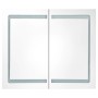 Mueble de baño con espejo LED 80x12,2x68 cm de vidaXL, Tocadores de baño - Ref: Foro24-285123, Precio: 162,27 €, Descuento: %