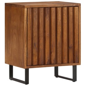 Mesita de noche madera maciza de mango 40x30x50 cm de vidaXL, Mesitas de noche - Ref: Foro24-247942, Precio: 117,44 €, Descue...