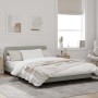 Light gray velvet bed frame with headboard 120x200cm by , Beds and slatted bases - Ref: Foro24-373152, Price: 143,89 €, Disco...