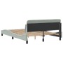 Bed frame with light gray velvet headboard 140x190cm by , Beds and slatted bases - Ref: Foro24-373192, Price: 138,86 €, Disco...