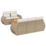 Set Gartensofas mit Kissen 6 Stück synthetisches Rattan beige von , Gartensets - Ref: Foro24-3224889, Preis: 617,09 €, Rabatt: %