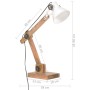 Weiße runde industrielle Tischlampe 58x18x90 cm E27 von , Lampen - Ref: Foro24-320554, Preis: 50,51 €, Rabatt: %