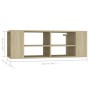 TV-Wandschrank aus Sonoma-Eichensperrholz, 102 x 35 x 35 cm von , TV-Möbel - Ref: Foro24-806241, Preis: 47,99 €, Rabatt: %